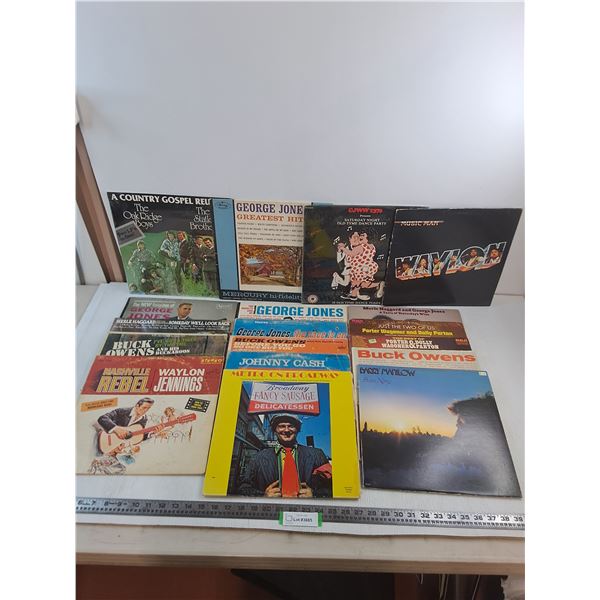 (18) Mostly Country LP Records