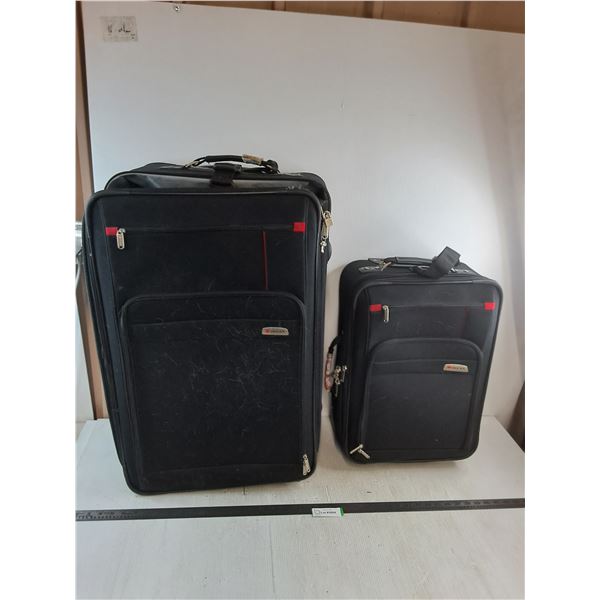 (2) Delsey Roller Suitcases - 29x19x10" & 21x14x8" - Pickup Only