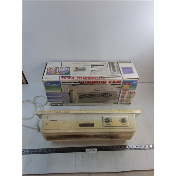 Holmes Streamline Window Fan - No Power, As is -PICK UP ONLY