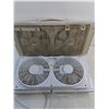 Image 4 : (2) 2-Directional Dual Window Fans - Both Tested, 25" & 22" Lengths -PICK UP ONLY