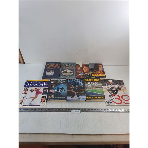 (9) Books About Sports Stars (Sandra Schmirler, Dave Winfield, Toronto Blue Jays)
