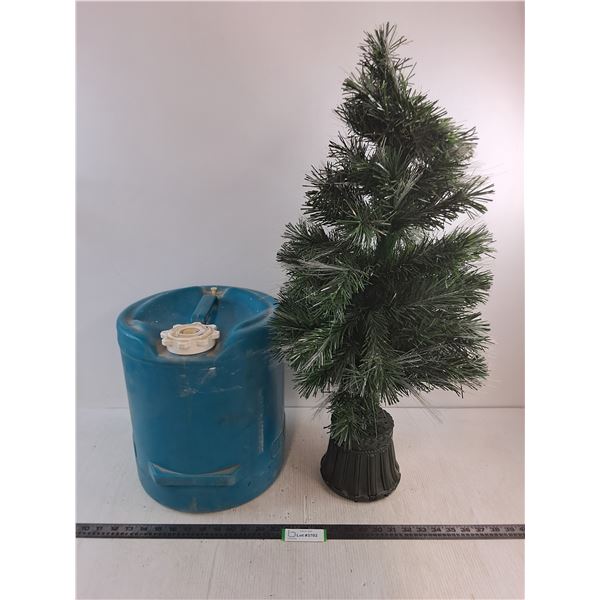 Faux Potted Coniferous Tree - 31" High, Reliance Portable Beverage Dispenser - PICK UP ONLY