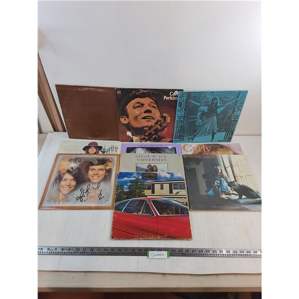 (10) Records (Carly Simon, Carpenters, Carole King)