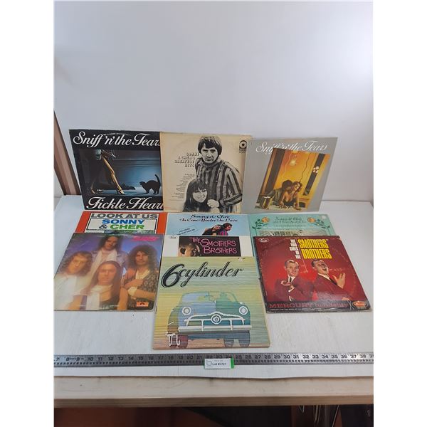 (10) Records (Sonny & Cher, Fickle Heart, Smothers Brothers)