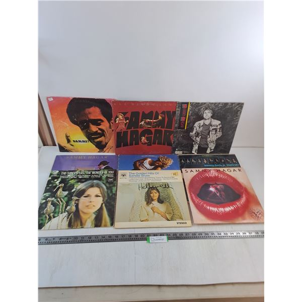 (9) Records (Sammy Hagar, Sammy Davis Jr., Sandie Shaw)