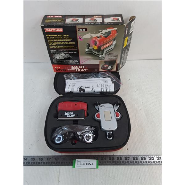 Craftsman 4in1 Laser Trac Level - Untested, As is