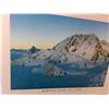 Image 2 : Mt. Cook Photo & Framed Rose Painting Up to 23.5" x 17.5", Cannot Ship
