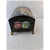 Image 2 : Painted Wooden Storage Box 11" x 7.5" x 7", Photo Frames & Ceramic Coasters