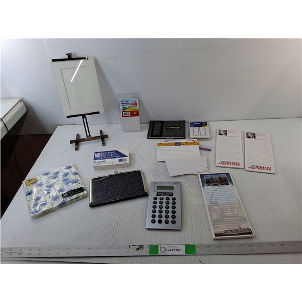 Notepads, Coinpurse, Photo Frame, Misc.