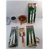 Image 2 : Battery Candle Lamps, Copper Pot, Fondue Forks, Misc. Pickup Preferred