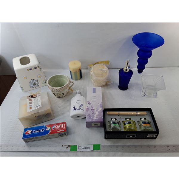 Incense Sticks & Fragrances, Foot Facial Kit, Glass Soap Dispenser, Misc - PICK UP