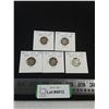 Image 1 : (5) Canadian 1967 Silver Dimes