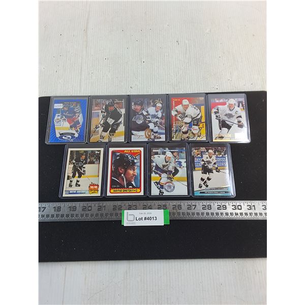 (9) Assorted Wayne Gretzky Collector Cards - Unauthenticated