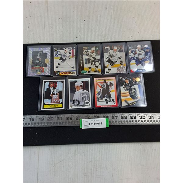 (9) Assorted Wayne Gretzky Collector Cards - Unauthenticated