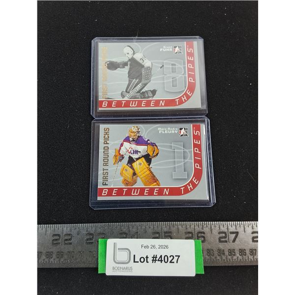 (2) ITG Rookie Cards (Grant Fuhr & Marc-Andre Fleury) - Unauthenticated