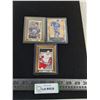 Image 1 : (3) Assorted Gold Collector Cards (2-Wayne Gretzky, 1-Gordie Howe) - Unauthenticated