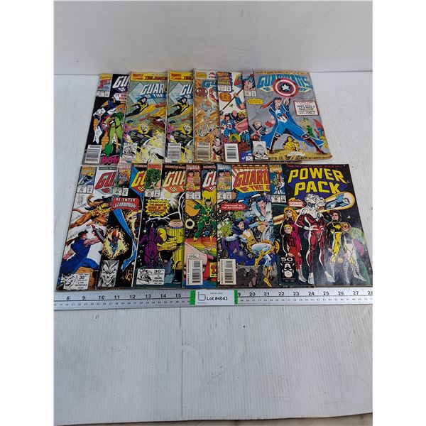 (11) Editions of "Guardians of the Galaxy" and (1) Power Pack Final Issue