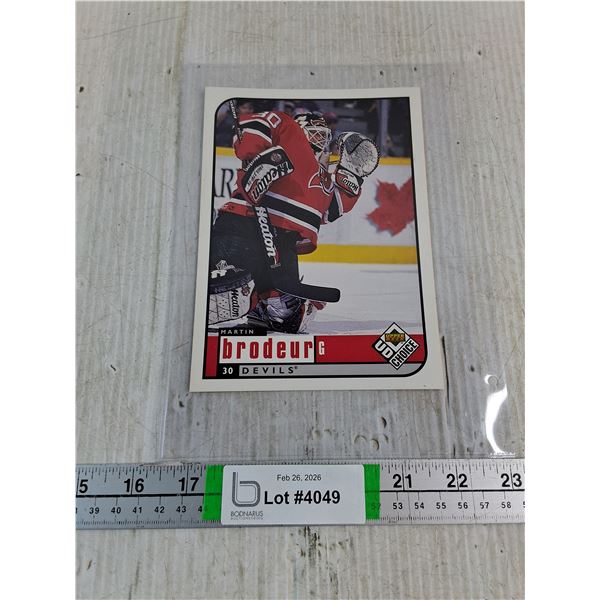 1998 Upper Deck Choice Card-Martin Brodeur-Cannot Authenticate