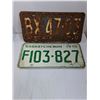 Image 4 : (5) Saskatchewan and (1) Alberta License Plate