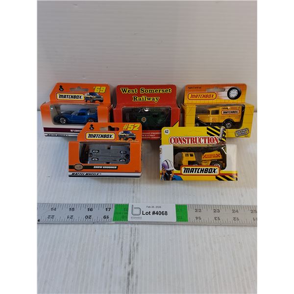 (5) Vintage Model Cars- Matchbox- Assorted