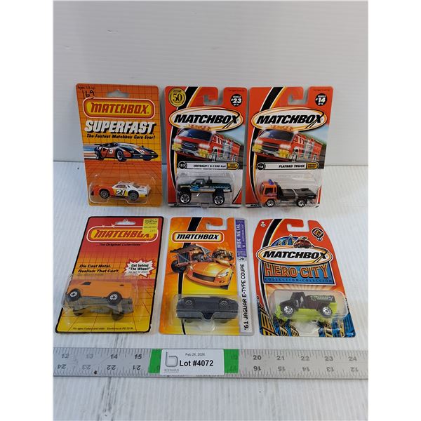 (6) Vintage Model Cars- Matchbox- Assorted