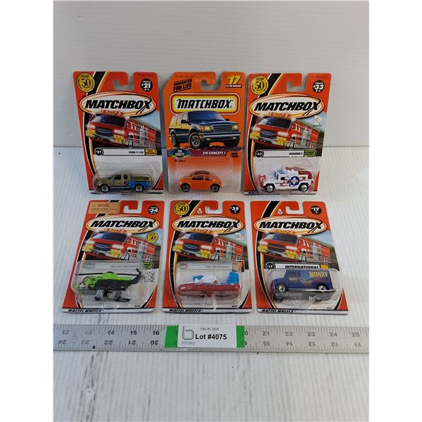(6) Vintage Model Cars- Matchbox- Assorted