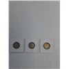 Image 3 : (3) Canadian Quarters- 80% Silver- 1940-41-42