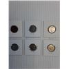 Image 3 : (6) Canadian Nickels- 1943-44-45-46-47