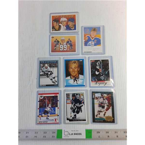 (9) Vintage Hockey Cards- Wayne Gretzky - Unauthenticated