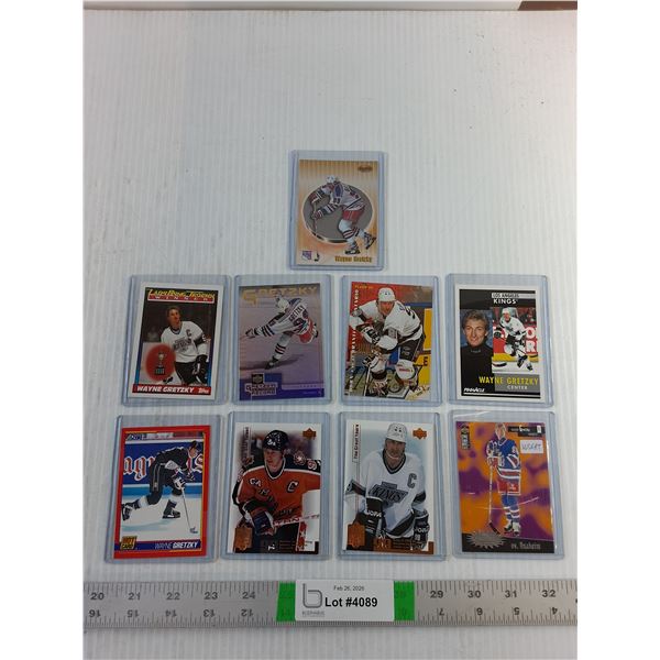 (9) Vintage Hockey Cards- Wayne Gretzky - Unauthenticated