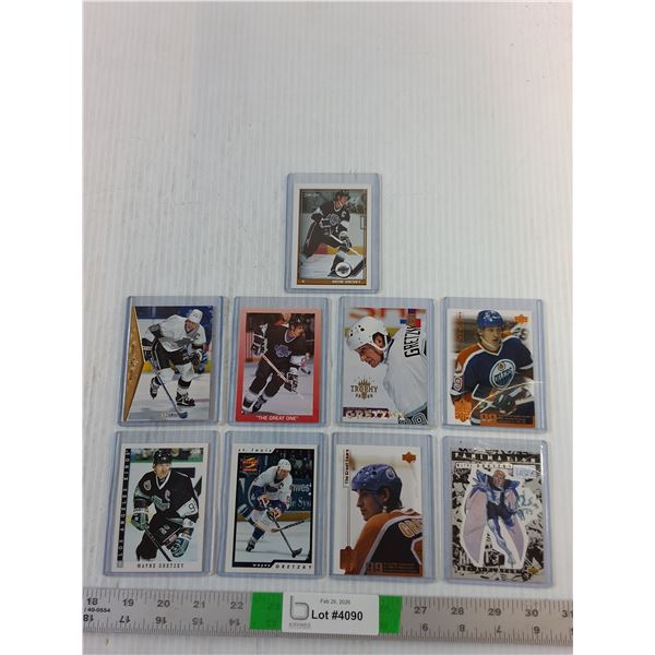 (9) Vintage Hockey Cards- Wayne Gretzky - Unauthenticated