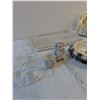 Image 3 : Assorted Glassware/Decor- Snow Globe, Salt/Pepper Shaker - PICK UP ONLY