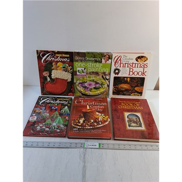 (6) Books- Assorted  Christmas