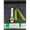Image 1 : Quartz Watch - As Is with extra Green Watch Bracelet