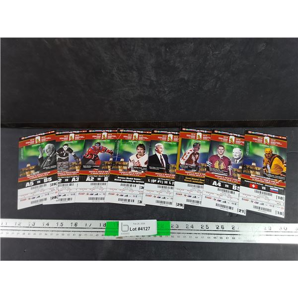 2010 World Junior Championship Canada IIHF Game Tickets