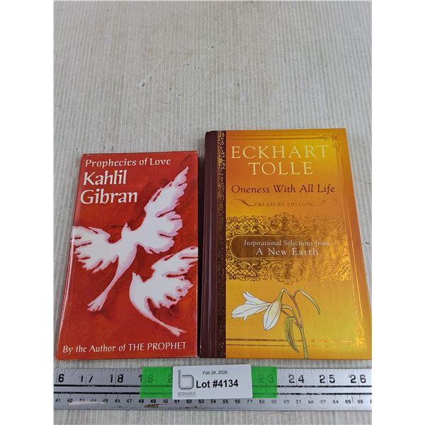 (2) Books - Eckhart Tolle & Kahlil Gibran