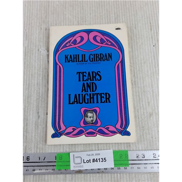 Tears & Laughter Book by Kahlil Gibran