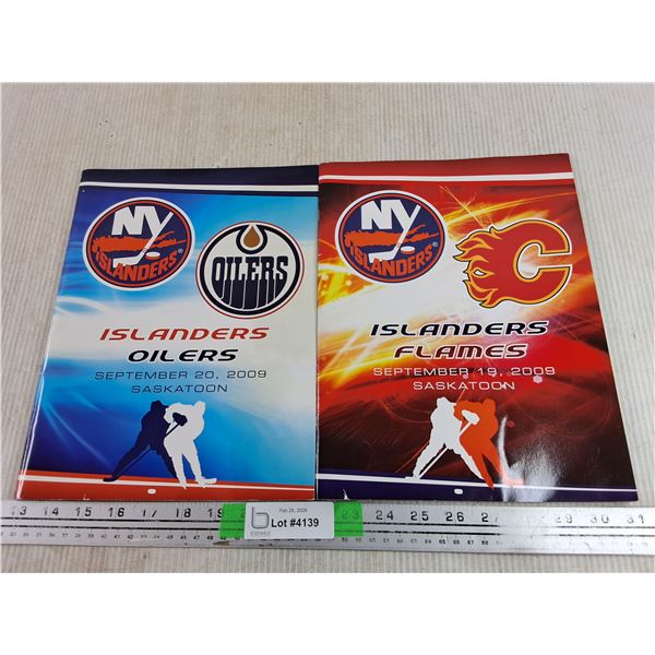 Islanders x Oilers & Islanders x Flames Magazines