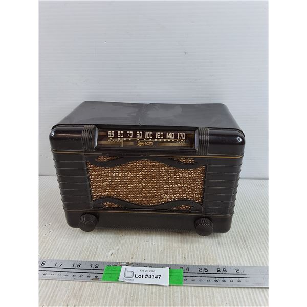 Vintage Marconi Model 261 Radio - As Is
