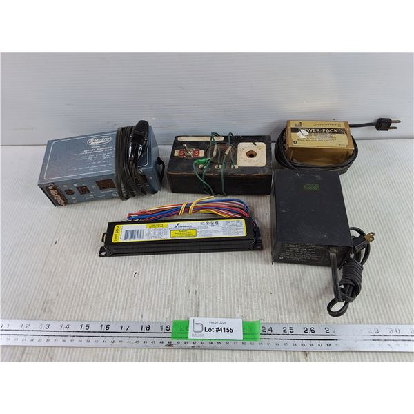 Vintage Electro Model S Battery Eliminator, Transistor Tester, Power Pack, Power Supply, Misc, As Is