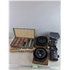 Image 1 : Slide File for 2" x 2" Color Slides, Airequipt Circular Magazine, Polaroid 35mm AutoProcessor