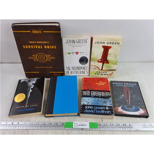 Dead Space Aftermath DVD Game Trailer, Books - John Green, Fallout 4 Survival Guide, Palacio Wonder