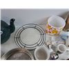 Image 4 : Ceramic Tea Pot, Bake King Pie Dishes, Mugs, Tea Ball, Misc