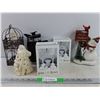 Image 1 : Lantern, Coffee Pot, Nativity Candle Holders, Misc