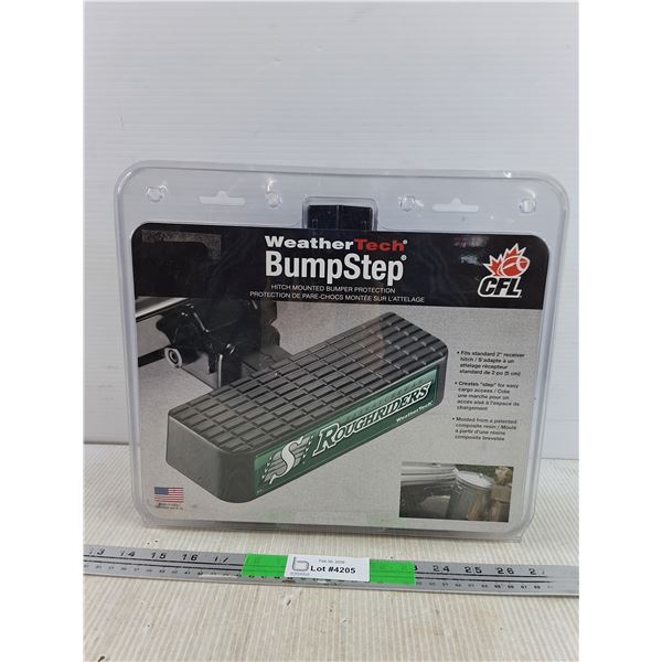 WeatherTech Bumpstep Hitch Mounted Bumper Protection - Saskatchewan Roughriders