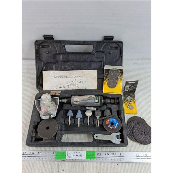 Power Die Grinder & Cut Off Tool Set - As Is