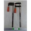 Image 1 : (2) 18" Bar Clamps