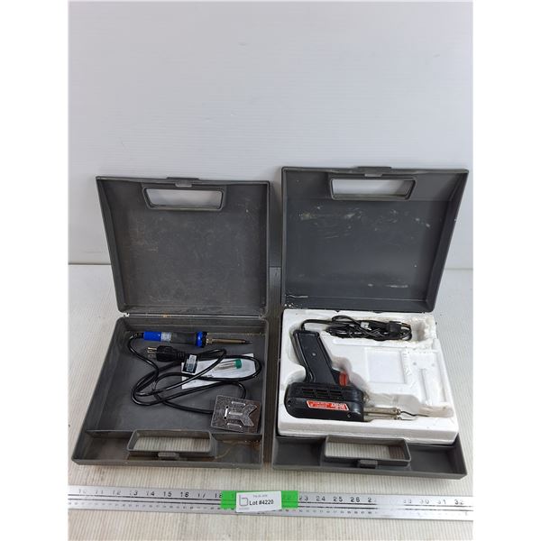 25W Power Fist & Weller 140/100W Soldering Guns - Powers On, As Is