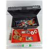 Image 1 : Holt Plastic Tool Box 6" x 15" x 7", Level, Screwdriver, Clamps & Misc