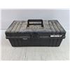 Image 7 : Holt Plastic Tool Box 6" x 15" x 7", Level, Screwdriver, Clamps & Misc
